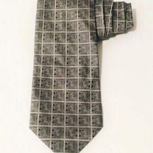 Alberto Bolaffi‎ Grey Silk Tie